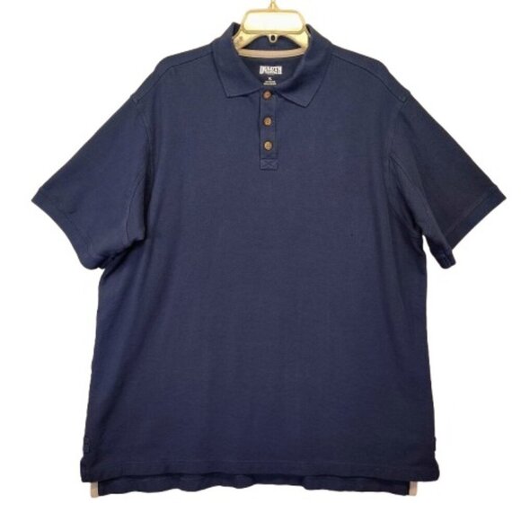Duluth Trading Co Other - Duluth Trading Co Longtail Cotton Blend Short Sleeve Polo Shirt (Men's XL) Blue
